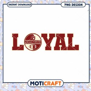 Loyal Oklahoma Sooners PNG Design Instant Download Art