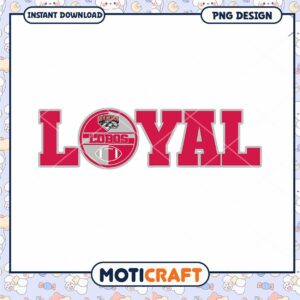 Loyal Lobos Football Team PNG Instant Download Design