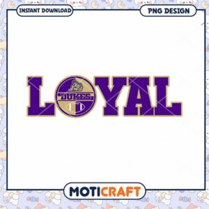 Loyal JMU Dukes Football PNG Instant Download Design