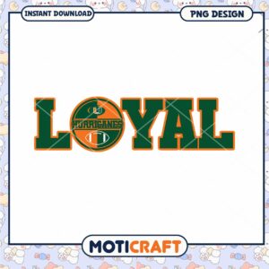 Loyal Hurricanes Basketball PNG Design Instant Download