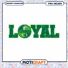Loyal Greenwave Football Team PNG Downloadable Design