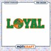 Loyal Florida A&M Rattlers Football PNG Design Download
