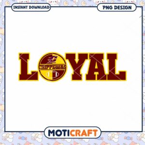 Loyal Chippewas Football Team PNG Instant Download Design