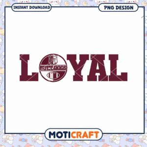 Loyal Bulldogs PNG Design for Instant Download Artwork