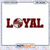 Loyal Bulldogs Football PNG Design for Instant Download