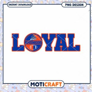 Loyal Broncos PNG Design Instant Download for Fans