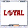 Loyal Alabama Crimson Tide Football Team PNG Design