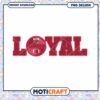 Loyal Arkansas Razorbacks Football PNG Design Download
