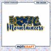 Love Your Mountaineers Football PNG Instant Download Design