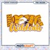 Love Wildcats Football PNG Instant Download Design File