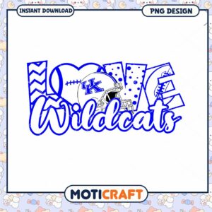 Love Wildcats PNG Design for Kentucky Fans Download