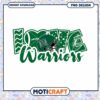 Love Warriors Football PNG Instant Download Design for Fans
