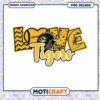 Love Tigers Football PNG Design Instant Download Art