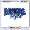Love Tigers Football Helmet PNG Design Downloadable Art