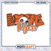 Love Tigers Football Design for Instant Download PNG