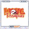 Love Terrapins Football PNG Design Instant Download Art