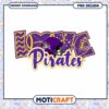 Love Pirates Football PNG Design Instant Download Art