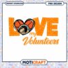 Love My Volunteers PNG Design Instant Download Art
