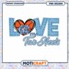 Love My Tar Heels PNG Design for Instant Download