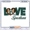 Love My Spartans PNG Design Instant Download Graphic