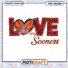 Love My Sooners PNG Design Instant Download Art