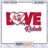 Love My Rebels Ole Miss Baseball PNG Download Design