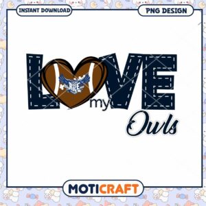 Love My Owls PNG Design for Instant Download Crafting
