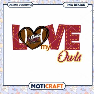 Love My Owls PNG Design for Instant Download Decor