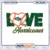 Love My Hurricanes PNG Design for Baseball Fans