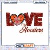 Love My Hoosiers PNG Design for Basketball Fans Download