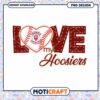 Love My Hoosiers Baseball PNG Instant Download Design
