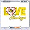 Love My Hawkeyes Baseball PNG Design for Fans Online