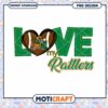 Love My Florida A&M Rattlers Football PNG Design Download