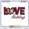 Love My Bulldogs PNG Design