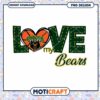 Love My Baylor Bears PNG Design for Instant Download