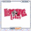 Love Lobos Football PNG Design for Instant Download