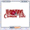 Love for Crimson Tide Football PNG Design Instant Download