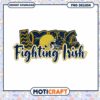 Love Fighting Irish Football PNG Instant Download Design