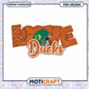 Love Ducks PNG Design for Football Fans Instant Download