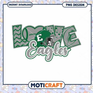 Love Eagles Football PNG Graphic Design for Download