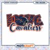 Love Cavaliers Football Digital PNG Design Download