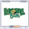 Love Bulls Football Helmet PNG Design Instant Download