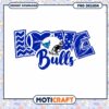 Love Bulls Football Team PNG Design for Instant Download