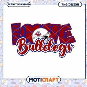 Love Bulldogs PNG Design for Instant Download Art