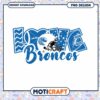 Love Broncos Football PNG Instant Download Design Art