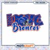 Love Broncos Football PNG Design Instant Download Artwork