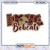 Love Bobcats Football PNG Design for Instant Download