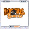 Love Beavers Football PNG Design for Instant Download