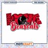 Love Bearcats Football PNG Design for Instant Download