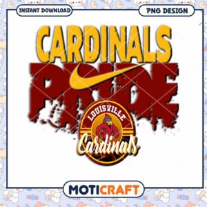 Louisville Cardinals Pride Instant Download PNG Design